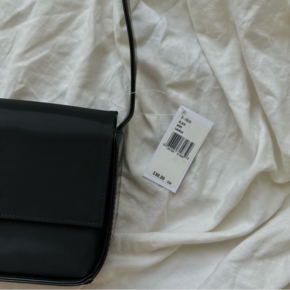 NINE WEST black mesh shoulder bag - Picture 5 of 6